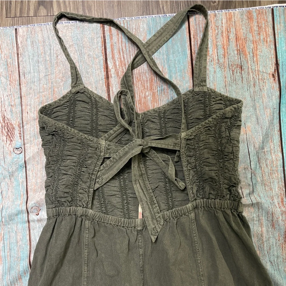 Free People Forever Always Cotton Wide Leg Jumpsuit - Picture 8 of 10